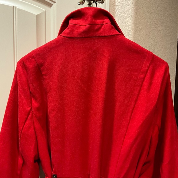 NWT Red Felt Swing Coat - Picture 8 of 8